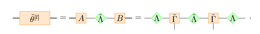 split into single site tensor